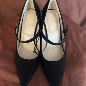 Vintage Liz Claiborne Black Mary Jane Heels